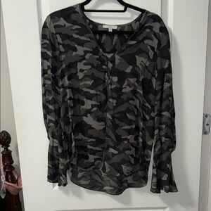 Camouflage blouse
